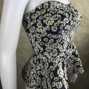 Charlotte Russe Peplum top NWT